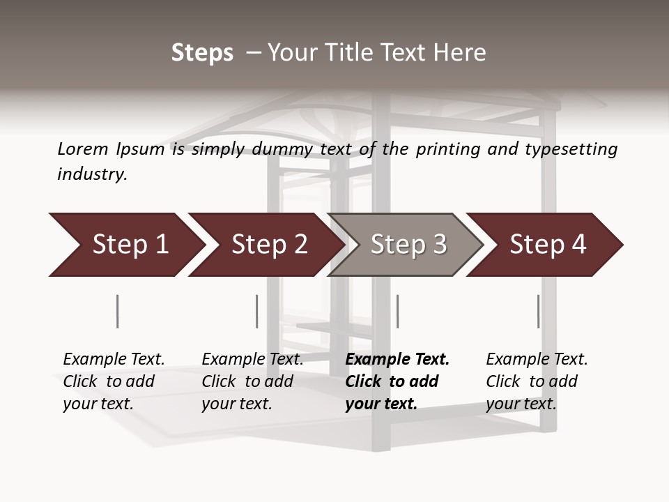 Boarding Isolated Designer PowerPoint Template