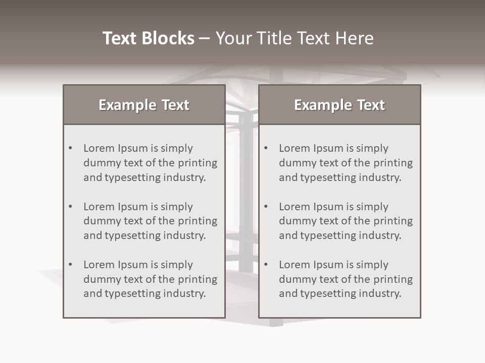 Boarding Isolated Designer PowerPoint Template