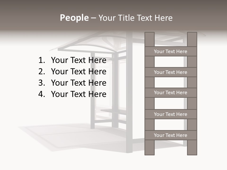 Boarding Isolated Designer PowerPoint Template