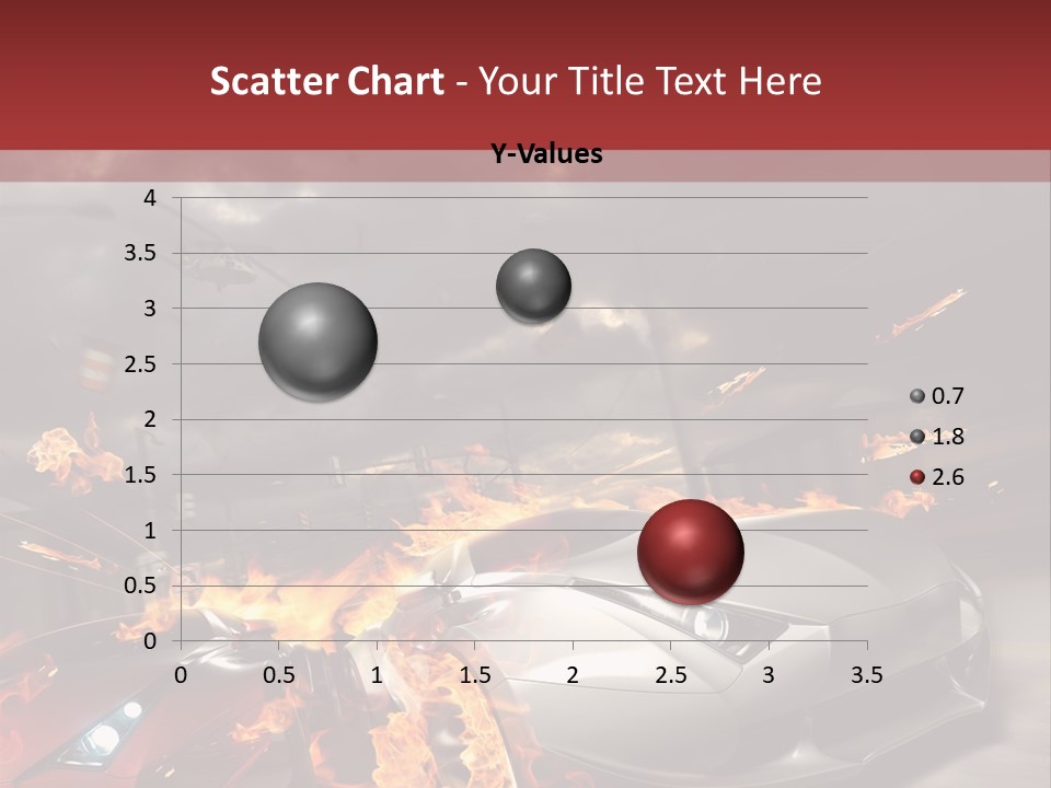 Fiery Race Smoke PowerPoint Template