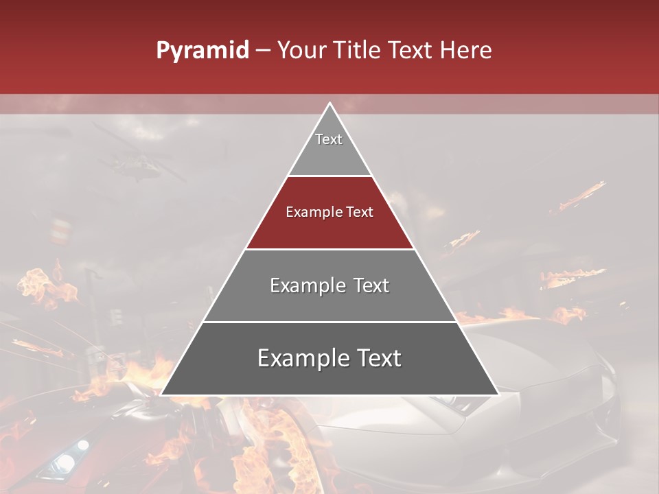 Fiery Race Smoke PowerPoint Template