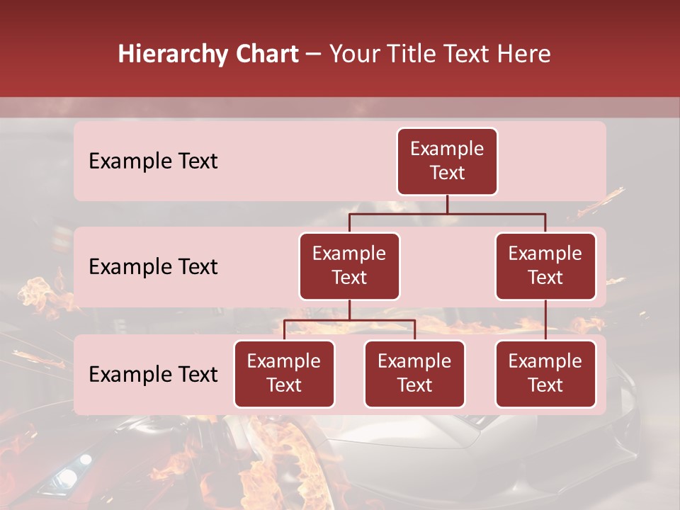 Fiery Race Smoke PowerPoint Template