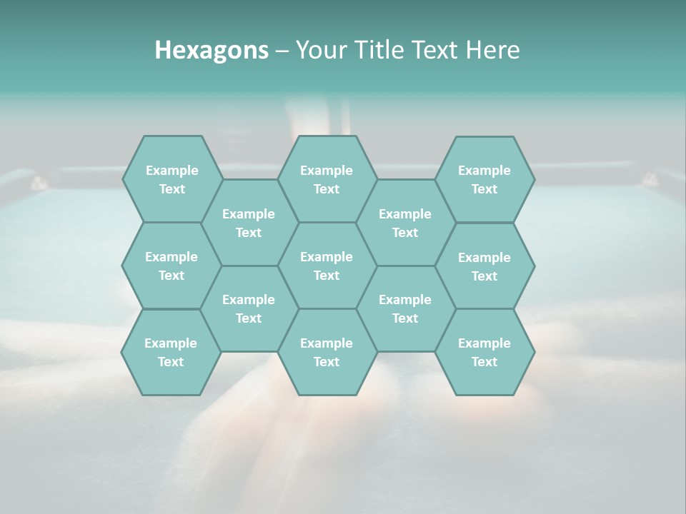 Table Game Billiardplayer PowerPoint Template