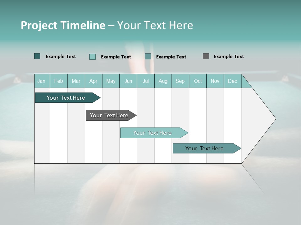 Table Game Billiardplayer PowerPoint Template