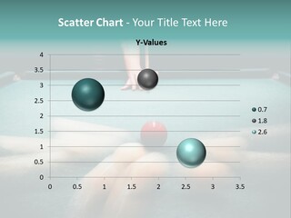 Table Game Billiardplayer PowerPoint Template