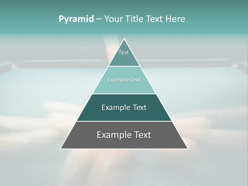 Table Game Billiardplayer PowerPoint Template