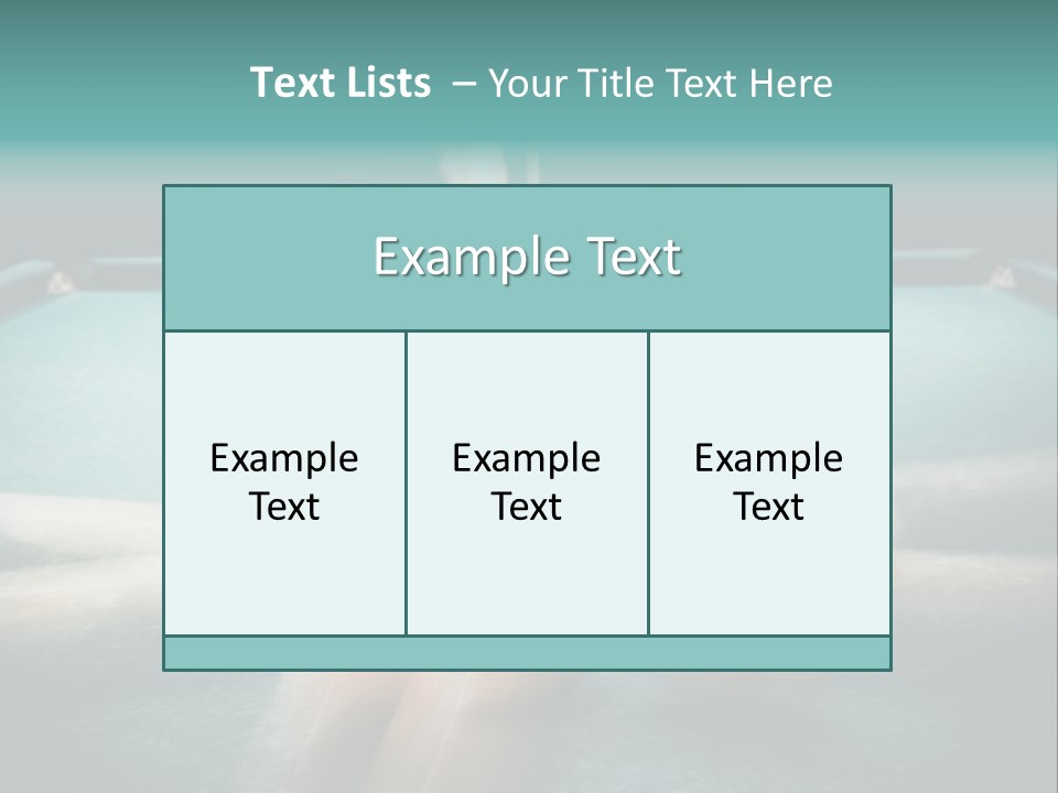 Table Game Billiardplayer PowerPoint Template