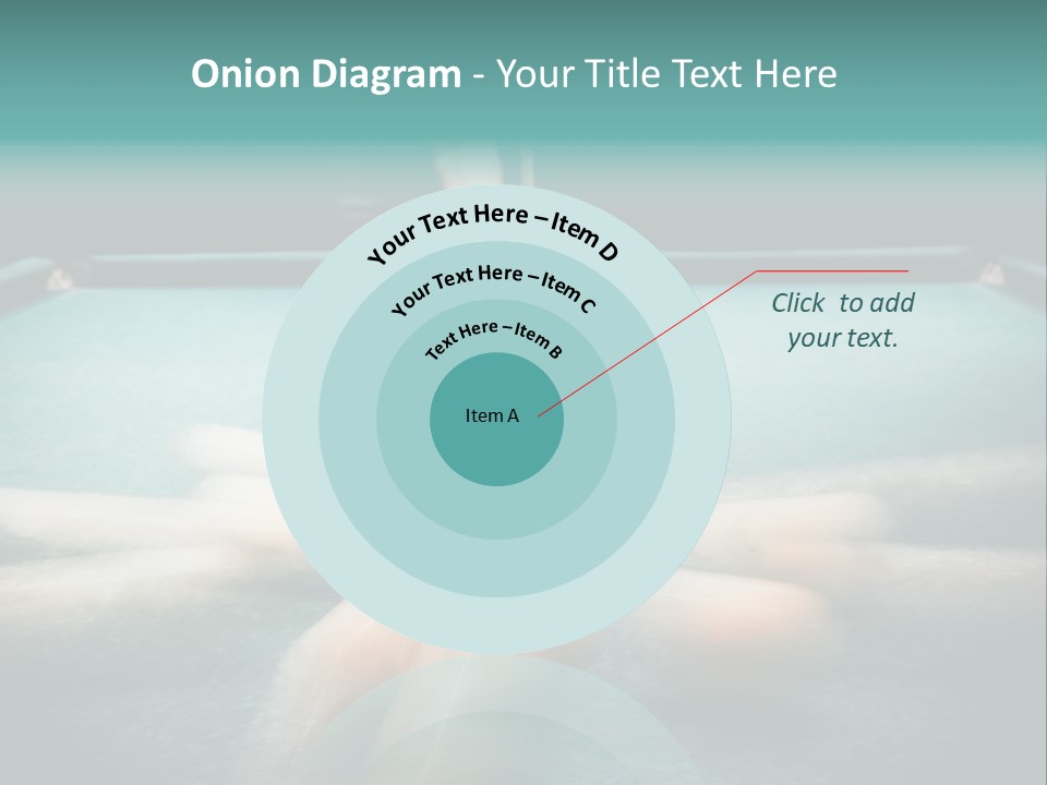 Table Game Billiardplayer PowerPoint Template