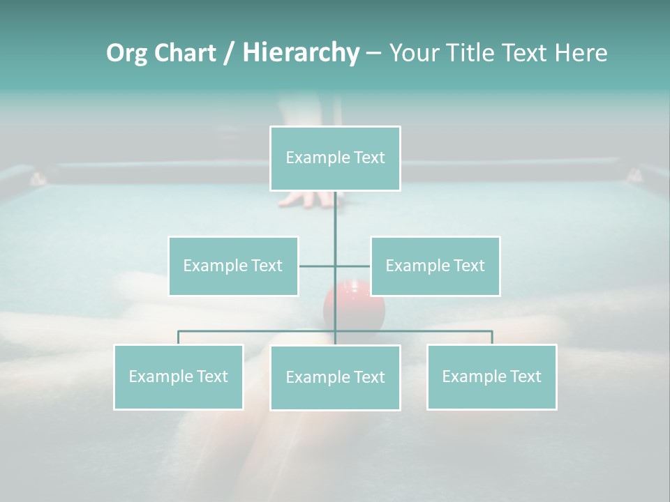 Table Game Billiardplayer PowerPoint Template