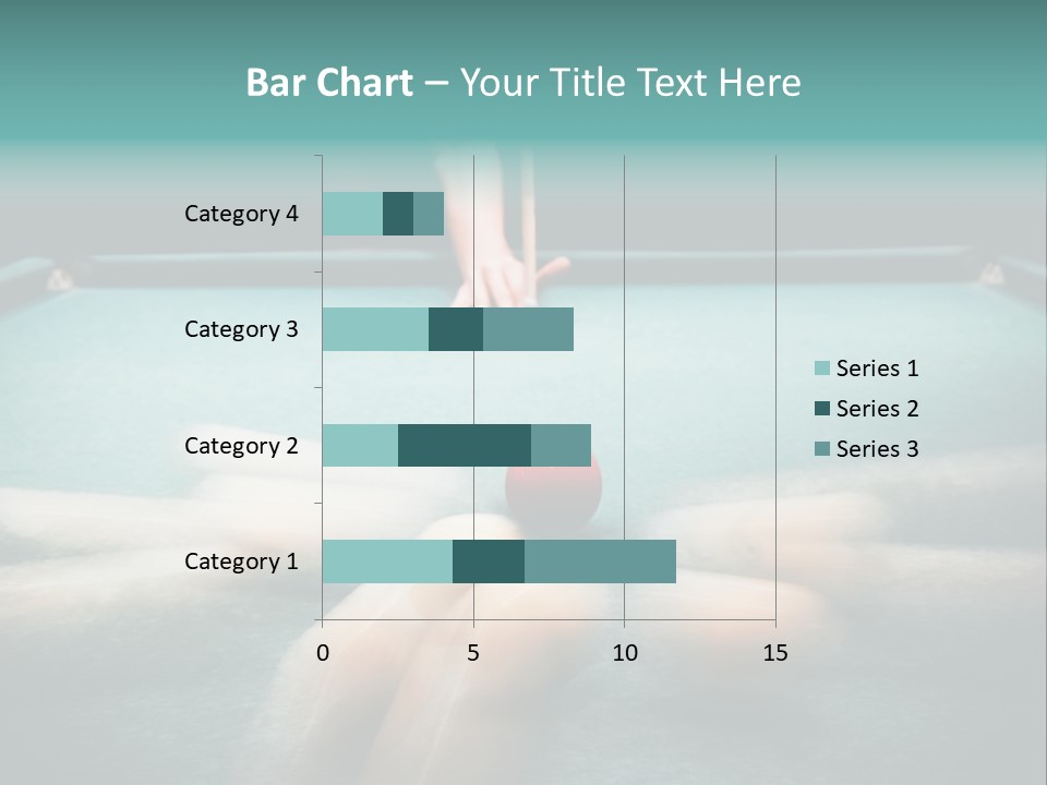 Table Game Billiardplayer PowerPoint Template
