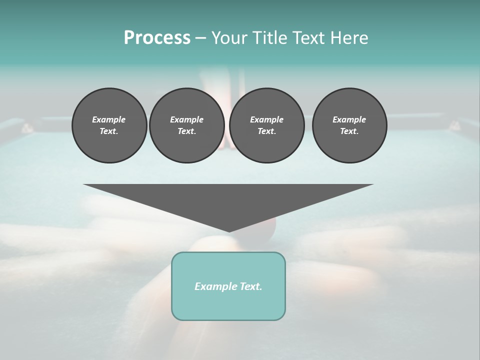 Table Game Billiardplayer PowerPoint Template
