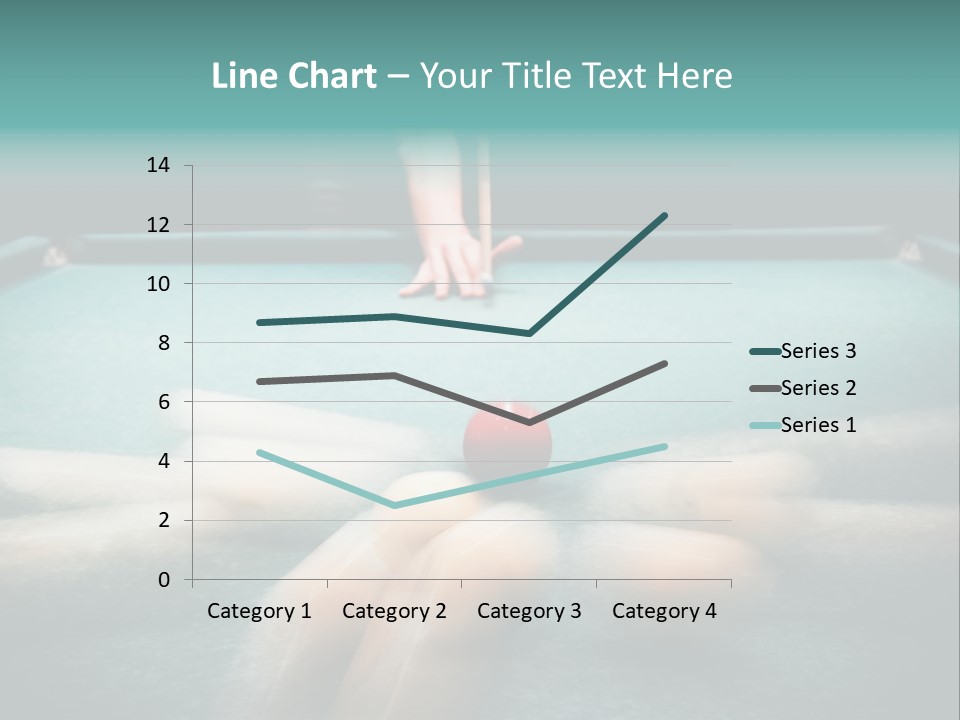 Table Game Billiardplayer PowerPoint Template