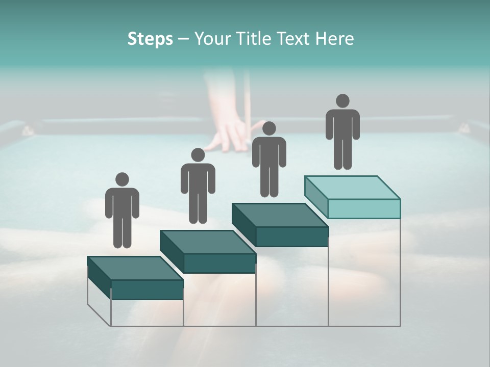 Table Game Billiardplayer PowerPoint Template