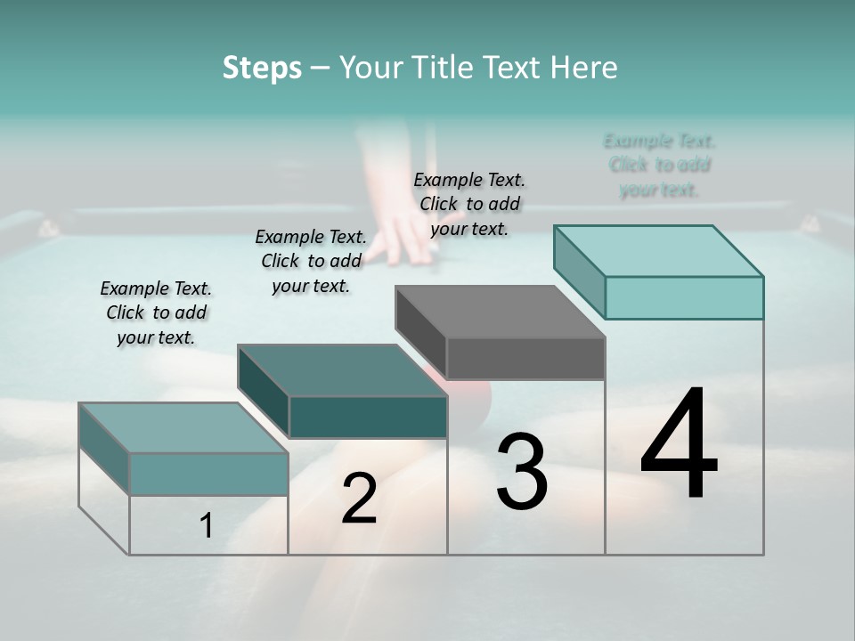 Table Game Billiardplayer PowerPoint Template