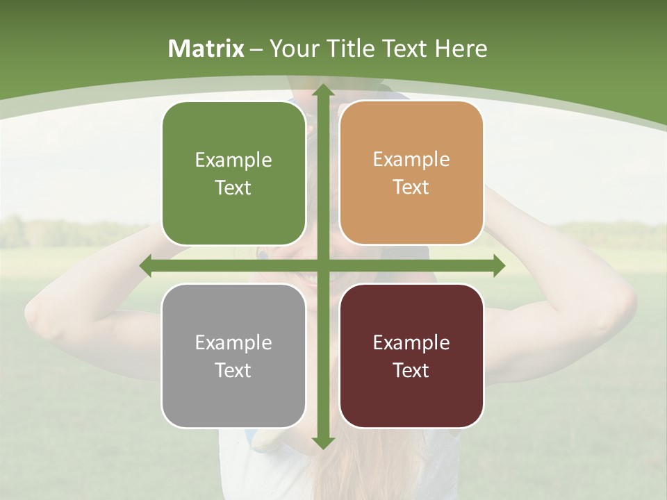 Smile Female Kid PowerPoint Template