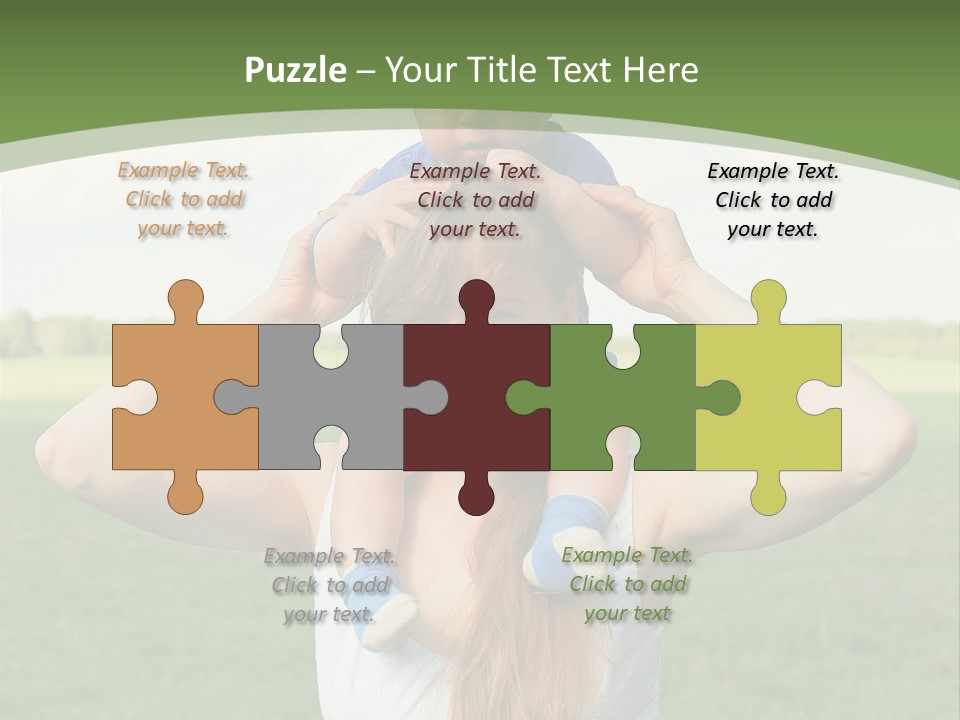 Smile Female Kid PowerPoint Template