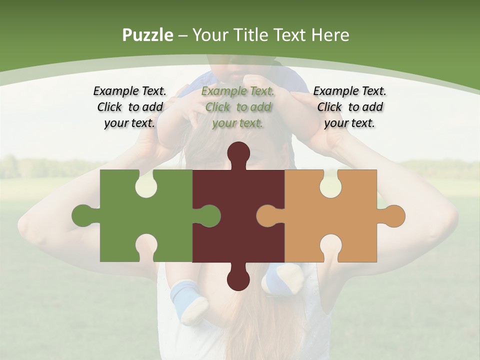 Smile Female Kid PowerPoint Template