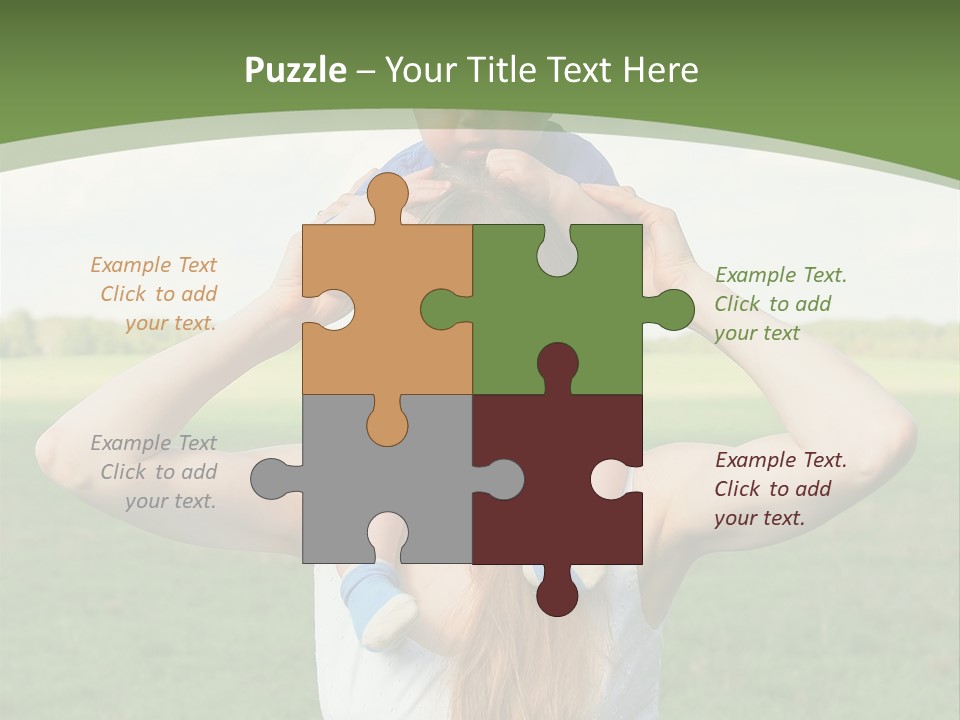 Smile Female Kid PowerPoint Template