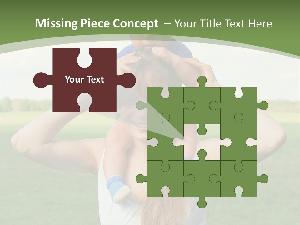 Smile Female Kid PowerPoint Template