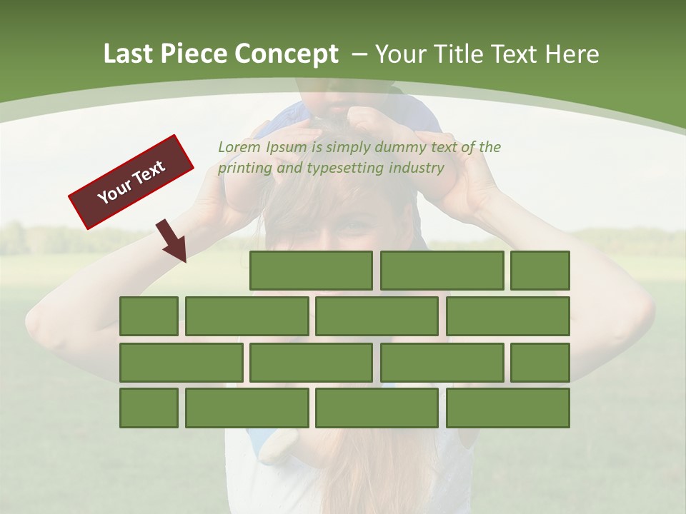 Smile Female Kid PowerPoint Template