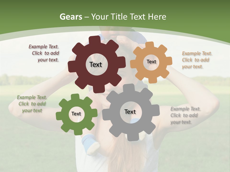 Smile Female Kid PowerPoint Template