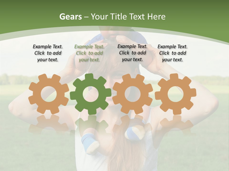 Smile Female Kid PowerPoint Template