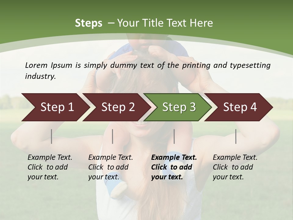 Smile Female Kid PowerPoint Template