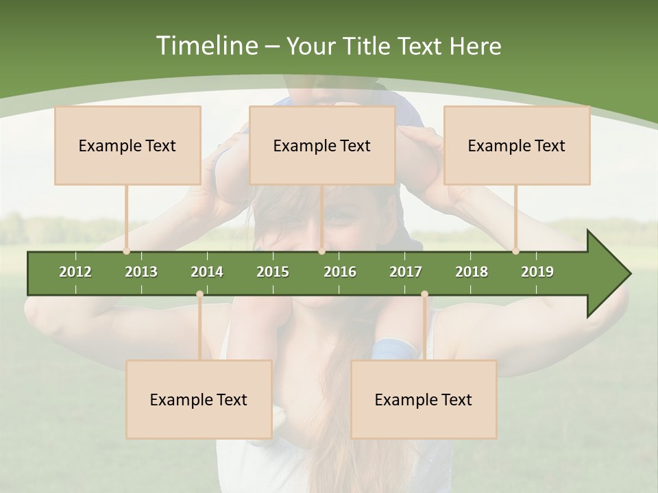 Smile Female Kid PowerPoint Template