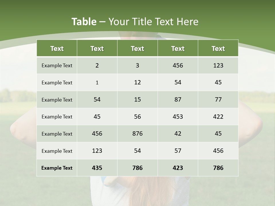 Smile Female Kid PowerPoint Template