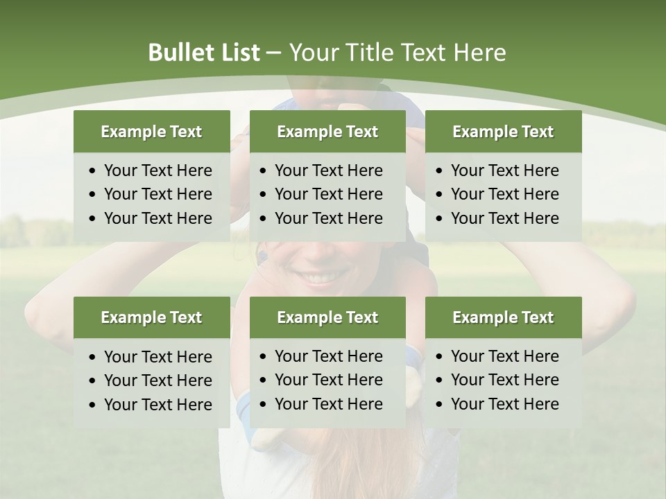 Smile Female Kid PowerPoint Template