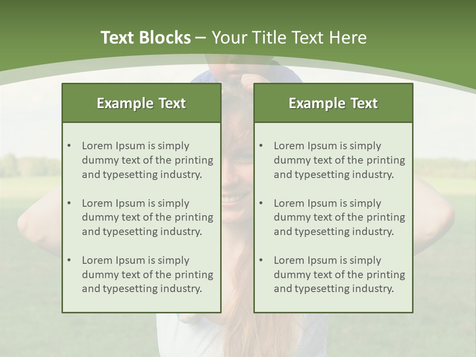 Smile Female Kid PowerPoint Template