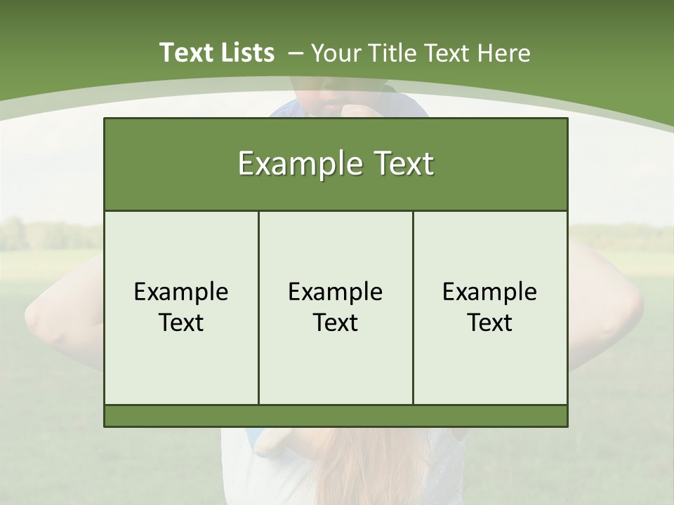 Smile Female Kid PowerPoint Template