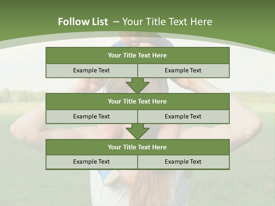 Smile Female Kid PowerPoint Template