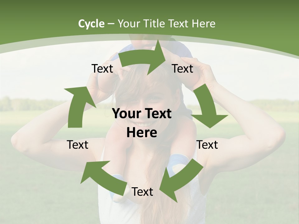 Smile Female Kid PowerPoint Template