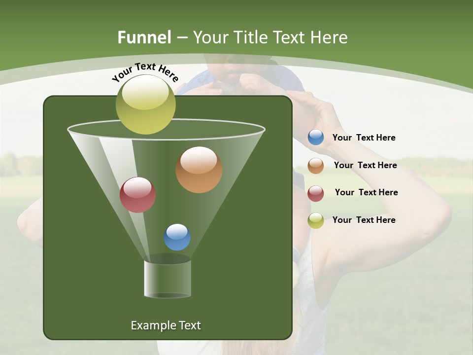 Smile Female Kid PowerPoint Template