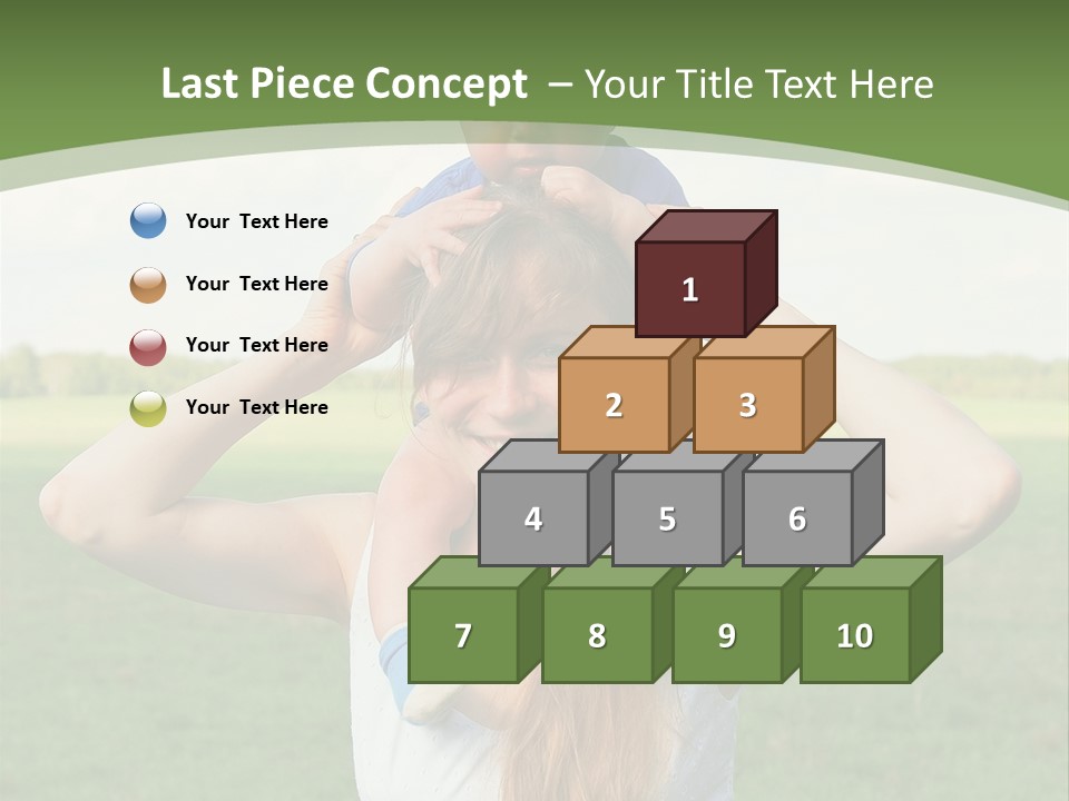 Smile Female Kid PowerPoint Template