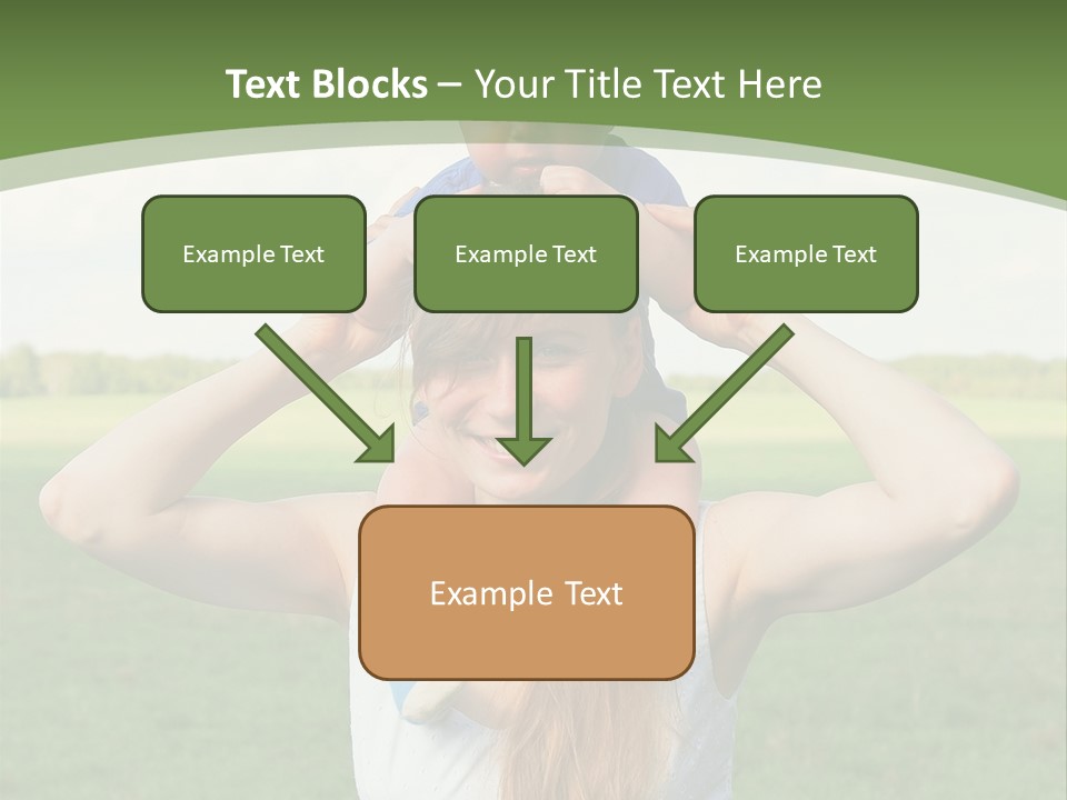 Smile Female Kid PowerPoint Template