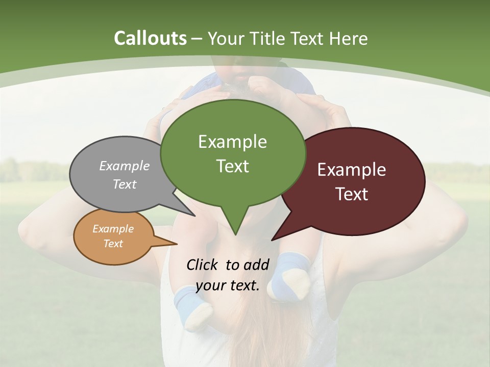 Smile Female Kid PowerPoint Template