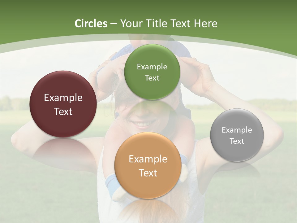 Smile Female Kid PowerPoint Template