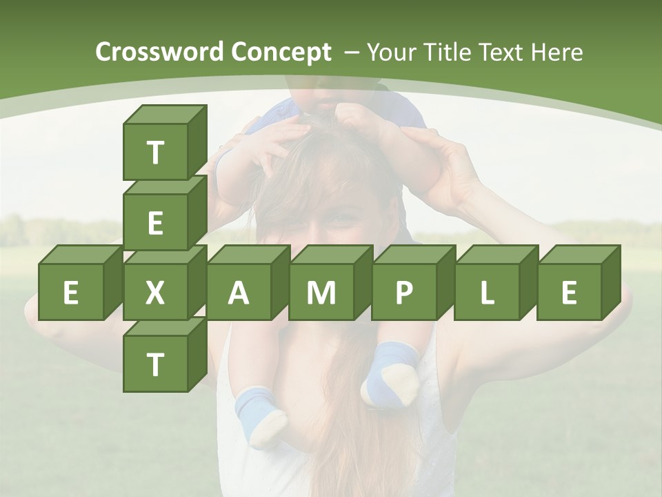 Smile Female Kid PowerPoint Template