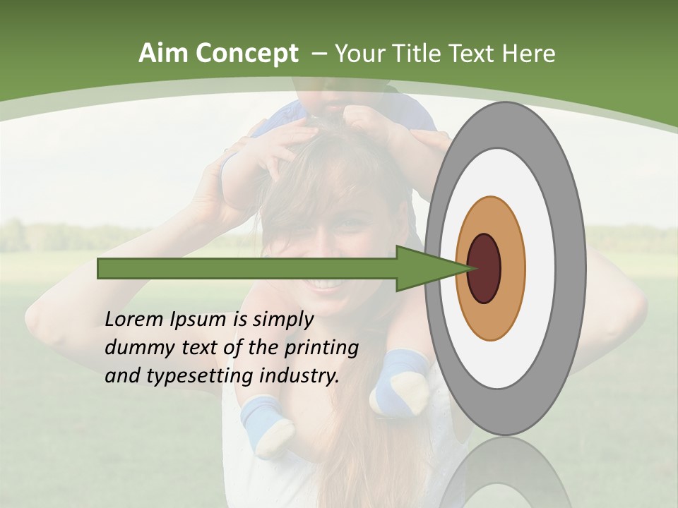 Smile Female Kid PowerPoint Template