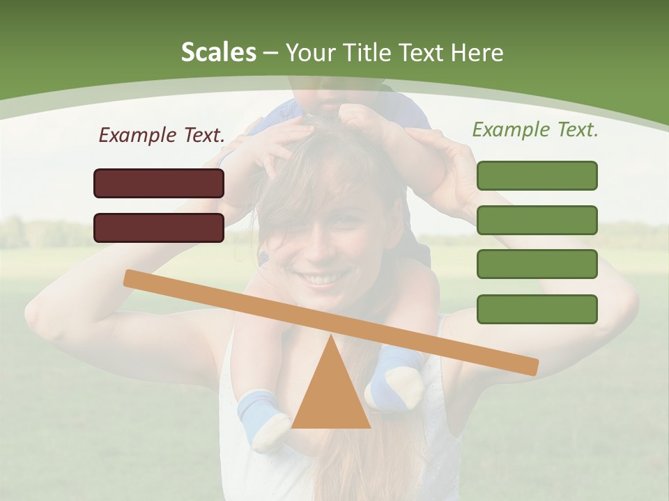 Smile Female Kid PowerPoint Template
