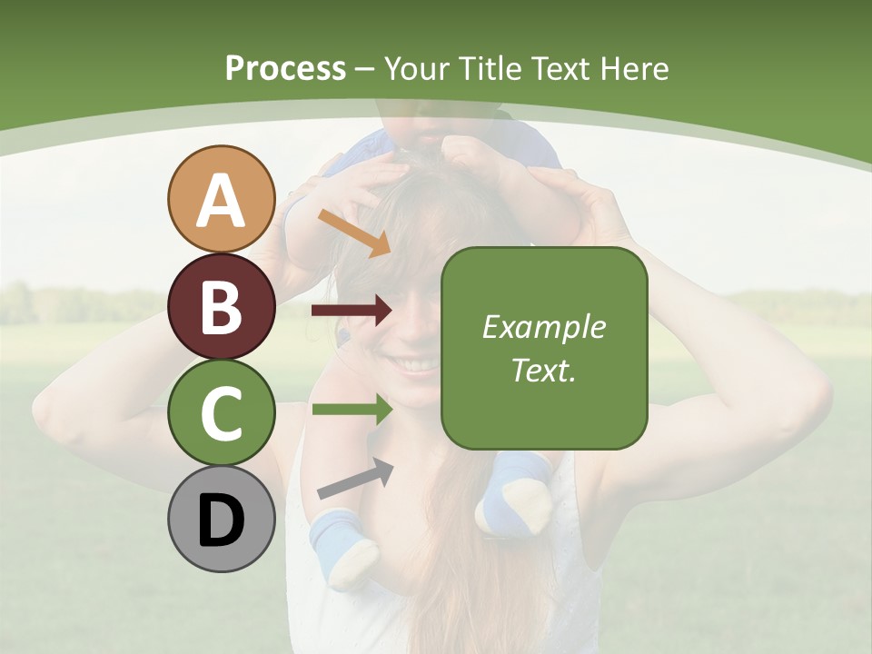 Smile Female Kid PowerPoint Template