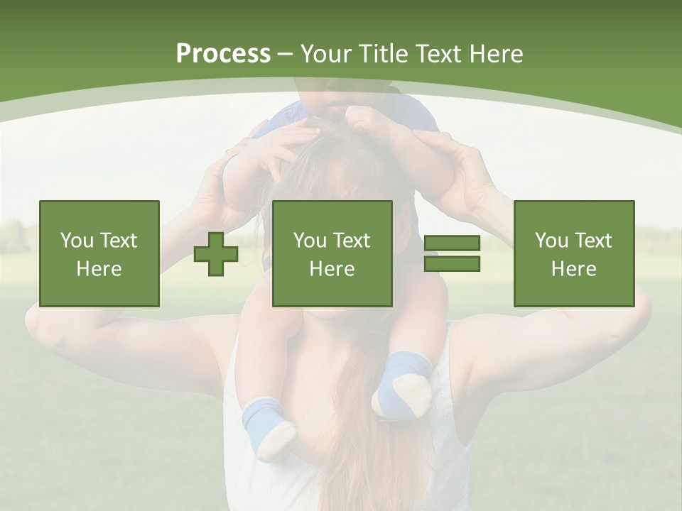 Smile Female Kid PowerPoint Template