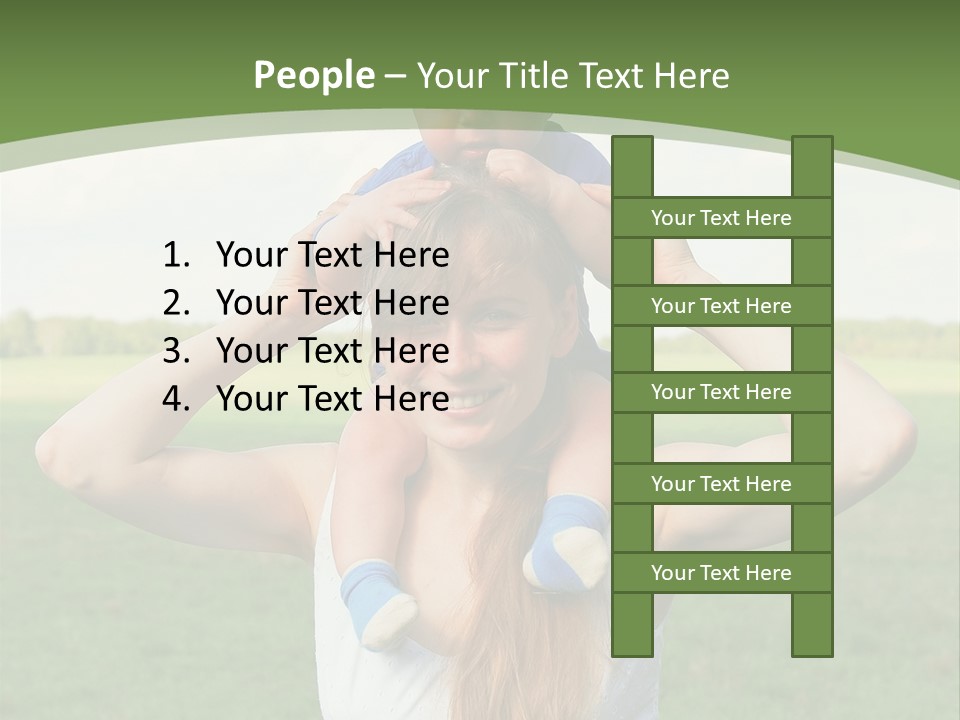 Smile Female Kid PowerPoint Template