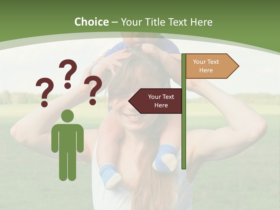 Smile Female Kid PowerPoint Template