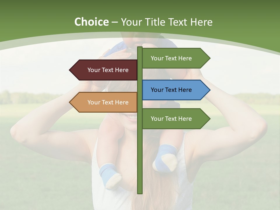 Smile Female Kid PowerPoint Template