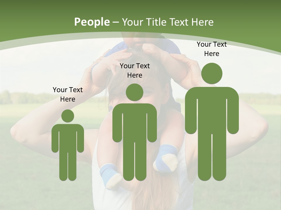 Smile Female Kid PowerPoint Template