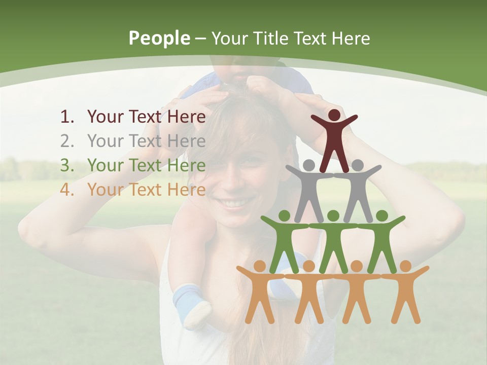 Smile Female Kid PowerPoint Template