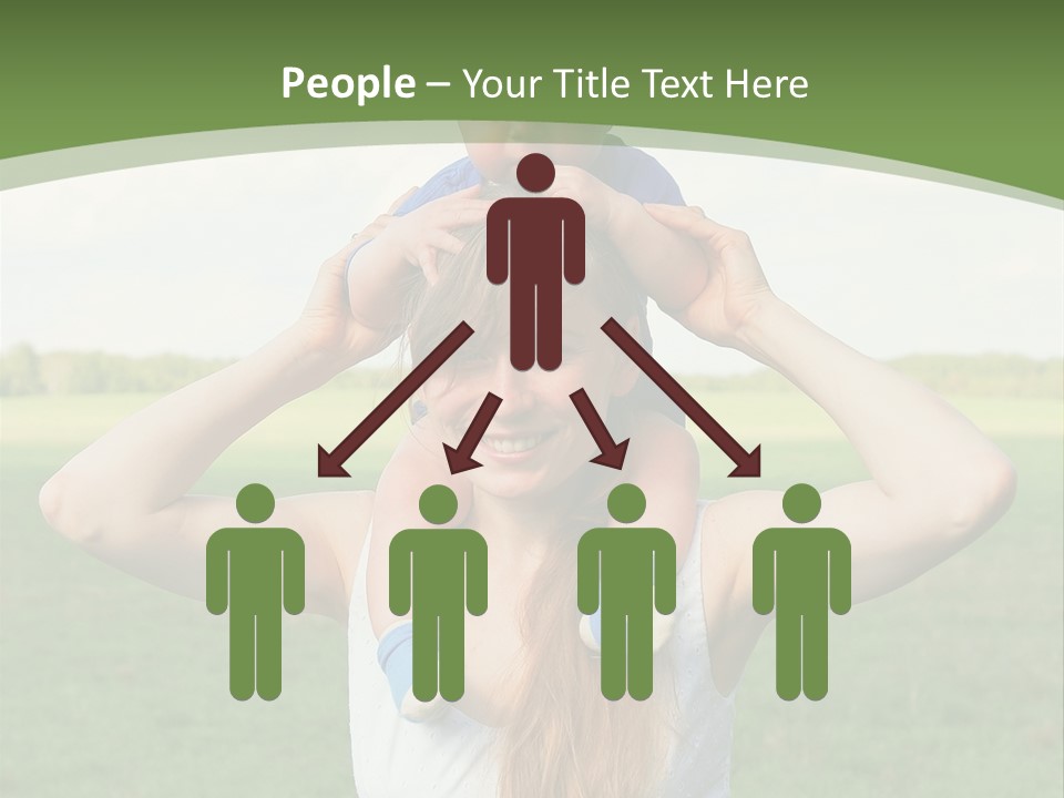 Smile Female Kid PowerPoint Template